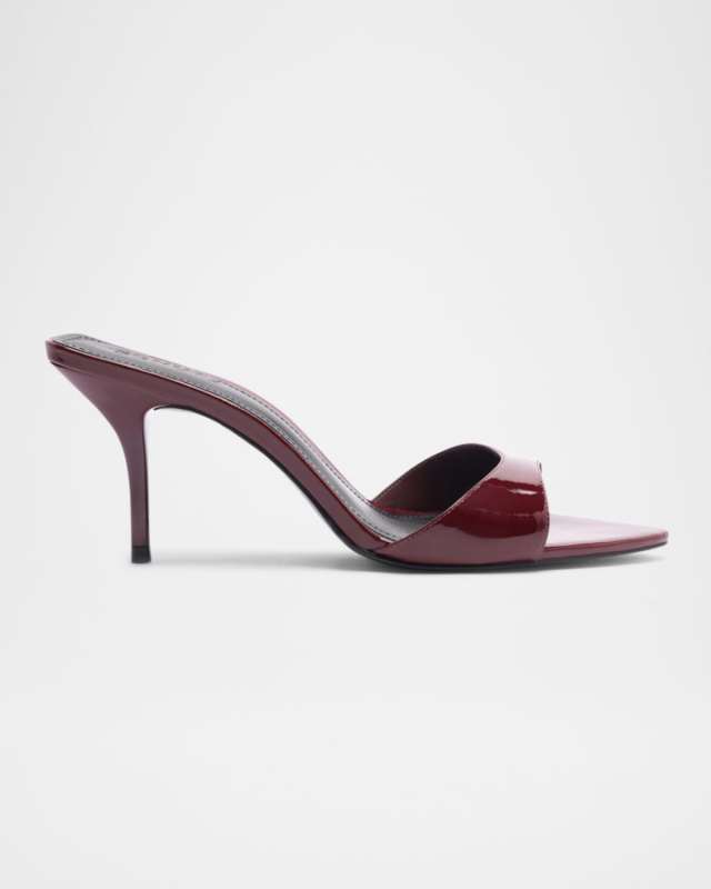 Elodie Patent Stiletto Mule Sandals